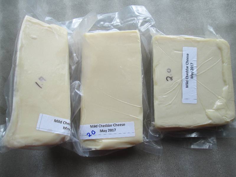 lot 19 image: 5.9 lb.Chunk Mild Cheddar Cheese Pr...