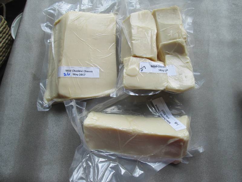 lot 23 image: 6.3 lb.Chunk Mild Cheddar Cheese Pr...