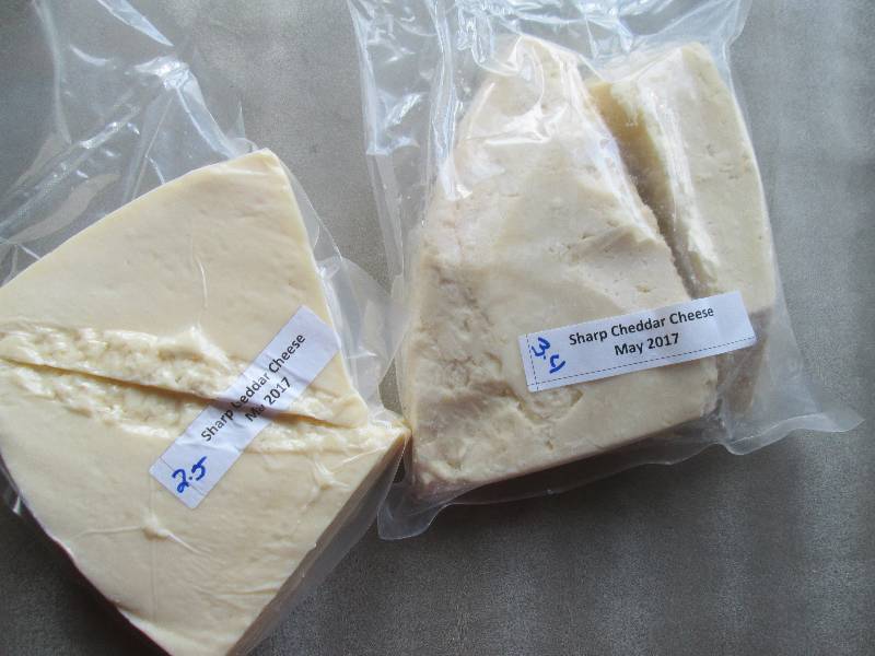 lot 44 image: 5.9 lb.Chunk Sharp Cheddar Cheese P...