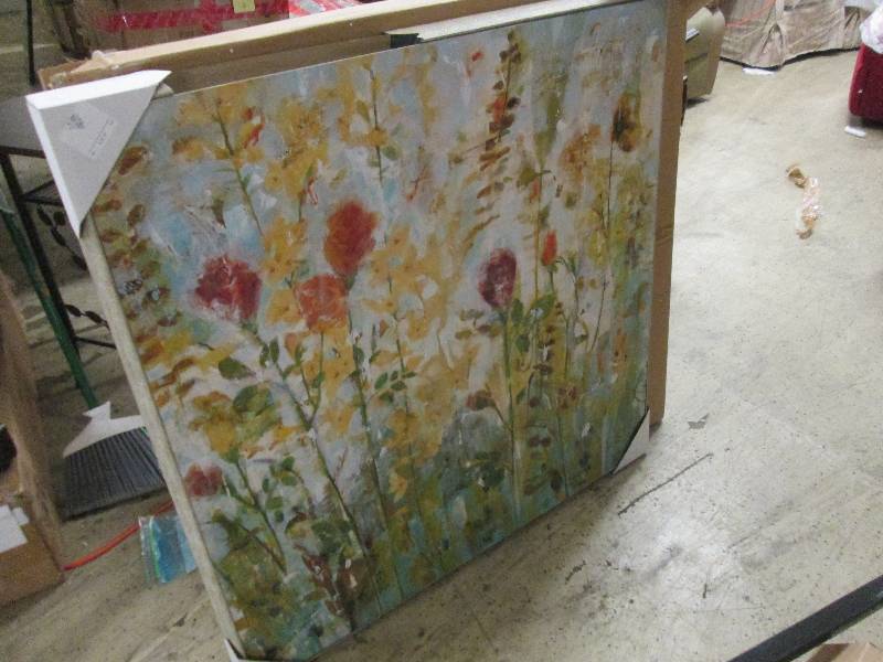 Large Flower Wall Art open box , da...