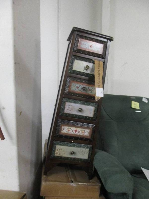 Kynan 6-drawer Tall Scrolled Consol...