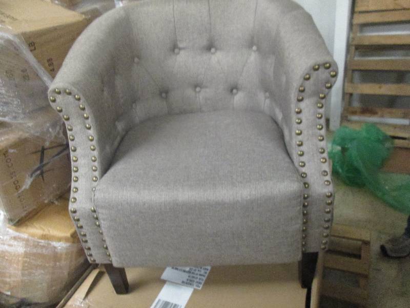 Grey Accent Chair open box Retail $...