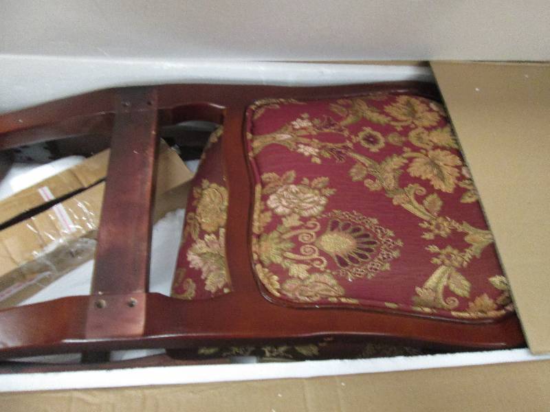 Hand-Carved Venetian Accent Chair...