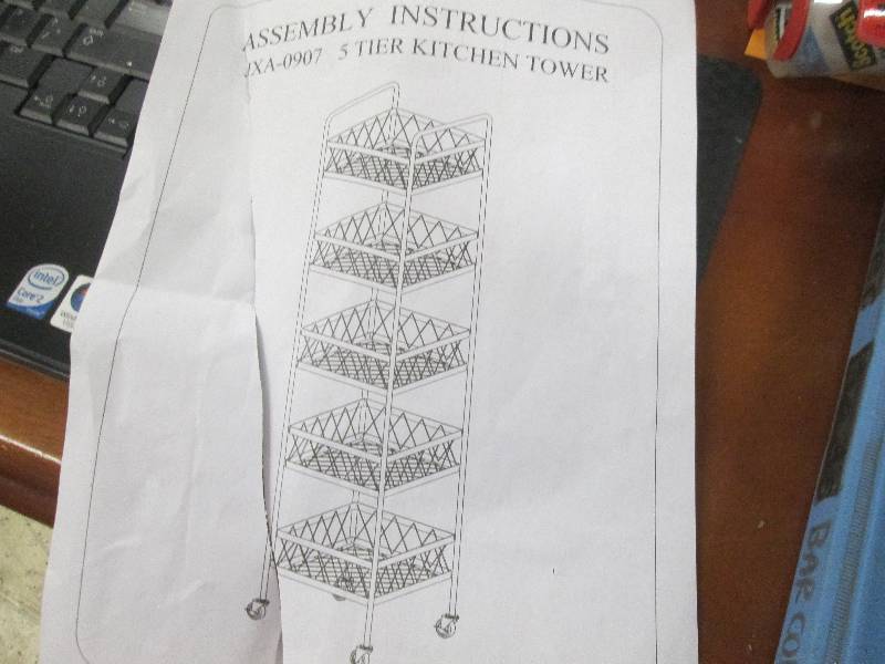 5-Tier Kitchen Tower open box Retai...