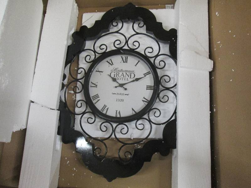 Grand Hotel Wall Clock open box, un...