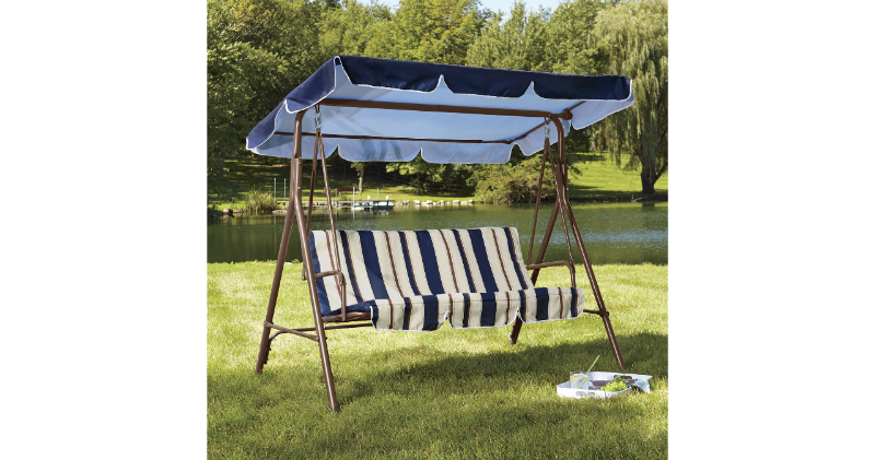 Striped Lawn Swing open box Retail ...