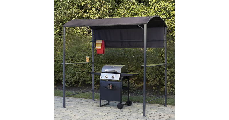 Steel BBQ Grill Gazebo open box, no...