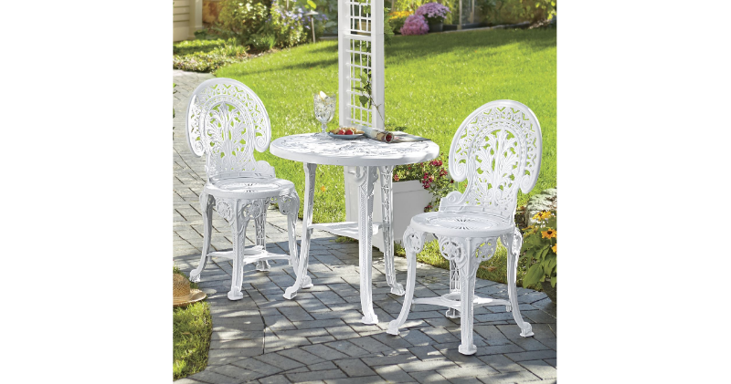 3-Piece Crown Resin Bistro Set open...