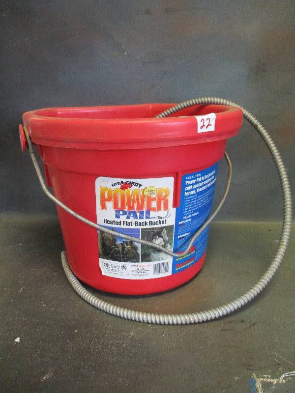 Heated Flat-Back Bucket