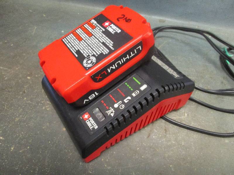 Porter Cable Charger and Battery