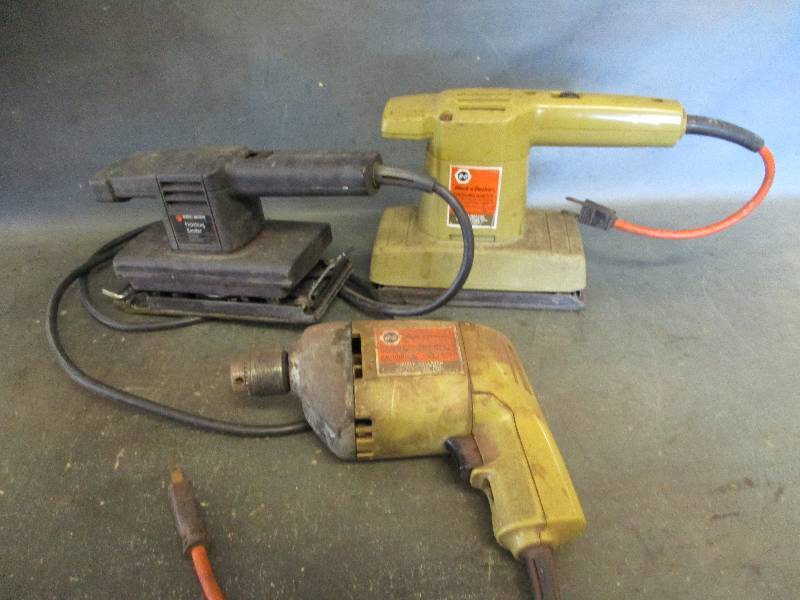 Electric Sanders and Drill
