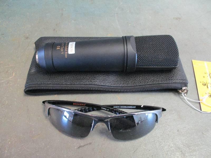 Microphone and Sunglasses