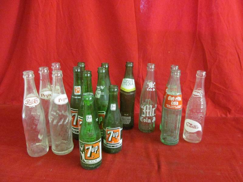 lot 12 image: soda bottles