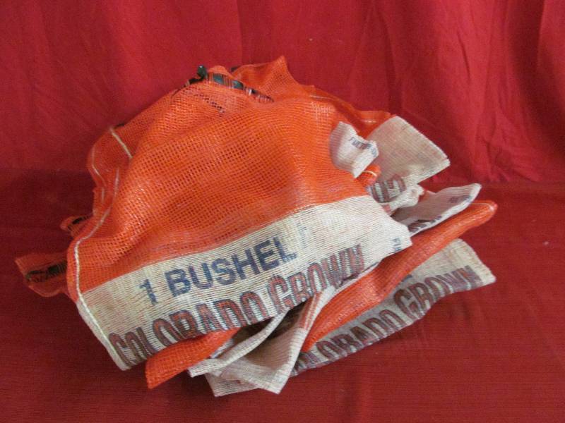 lot 62 image: onion bags