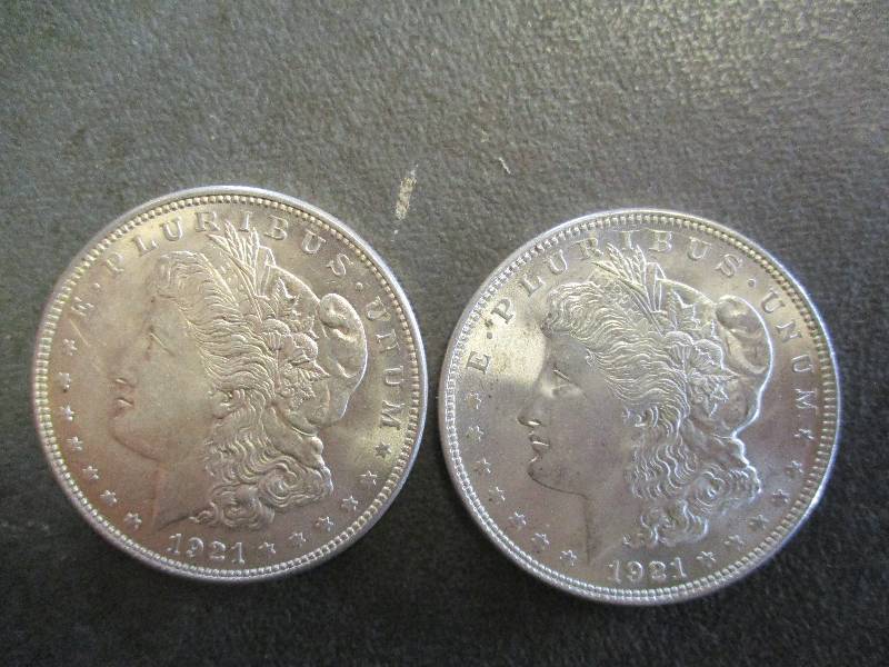lot 10 image: Morgan Silver Dallars