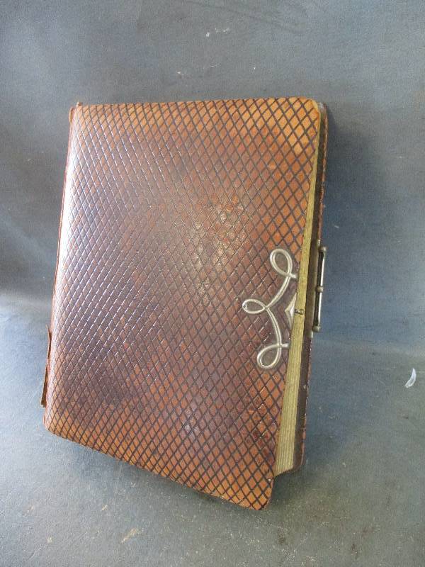 lot 32 image: Vintage Wedding Photo Album with Photos