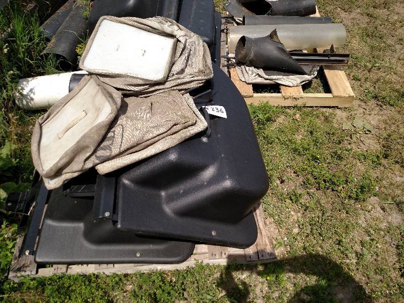 lot 236 image: Toro Bagger Components on (3) Skids...