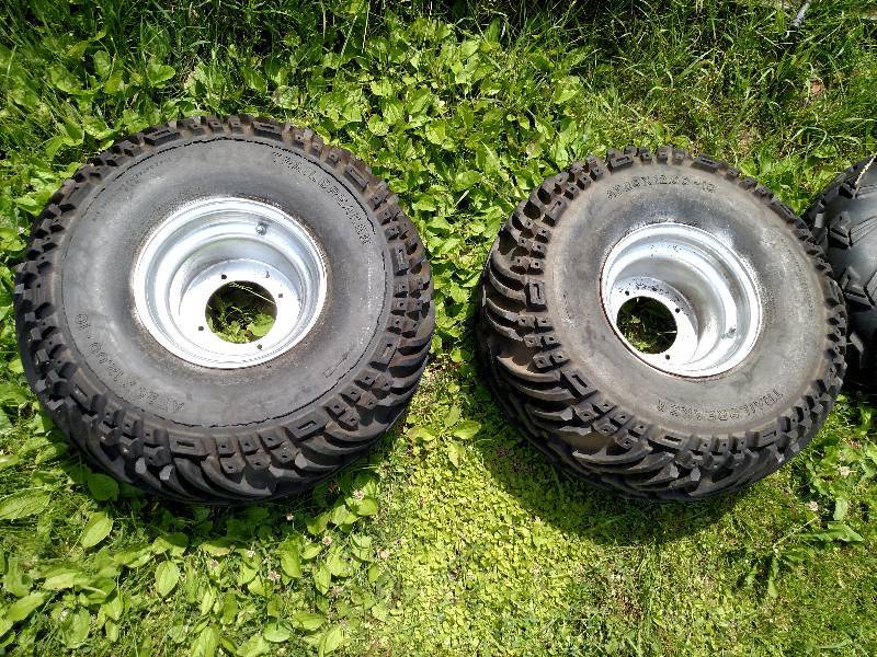 lot 244 image: Set of (4) ATV Wheel & Tires, AT26x...
