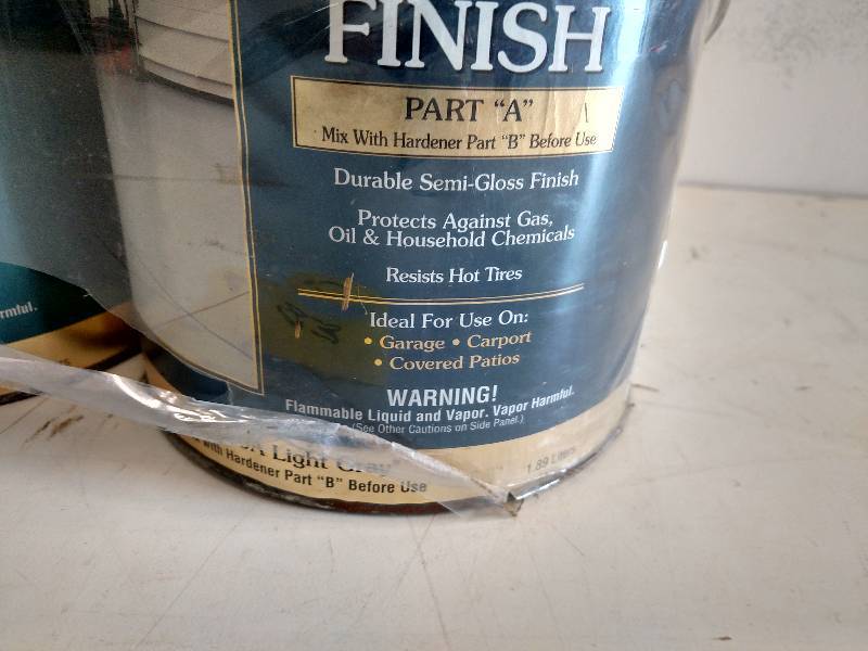 lot 83 image: (2) Gallons Valspar Garage Floor Ep...