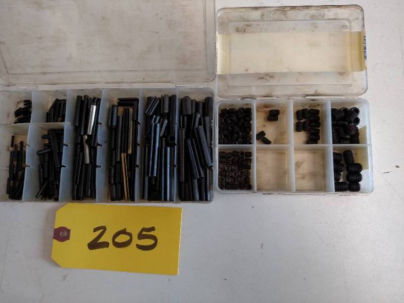 lot 205 image: Roll Pins & Set Screws...