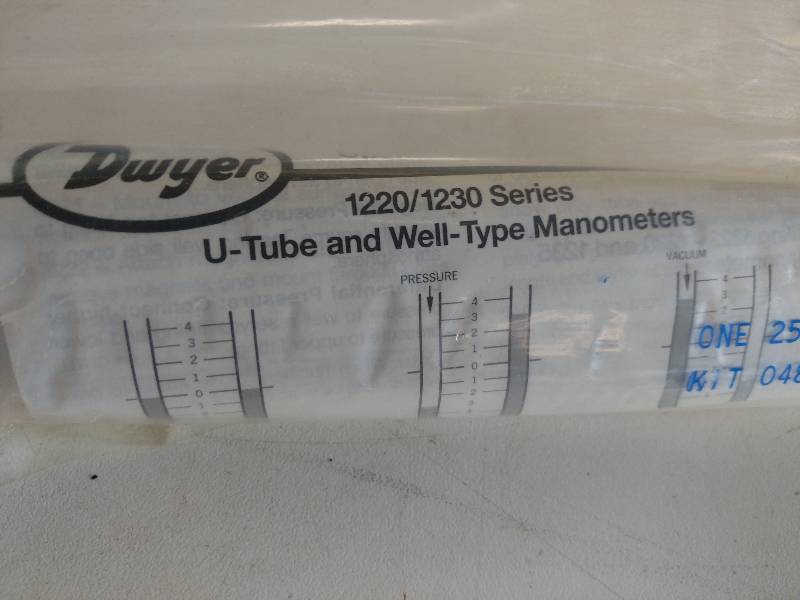 lot 208 image: Dwyer Flex Tube Manometer...
