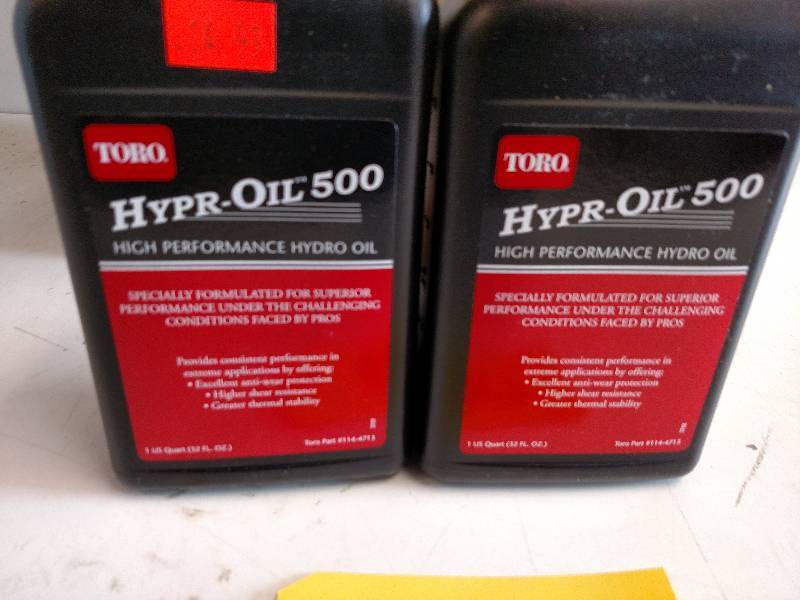 lot 209 image: (9) Quarts Toro Hypr-Oil...