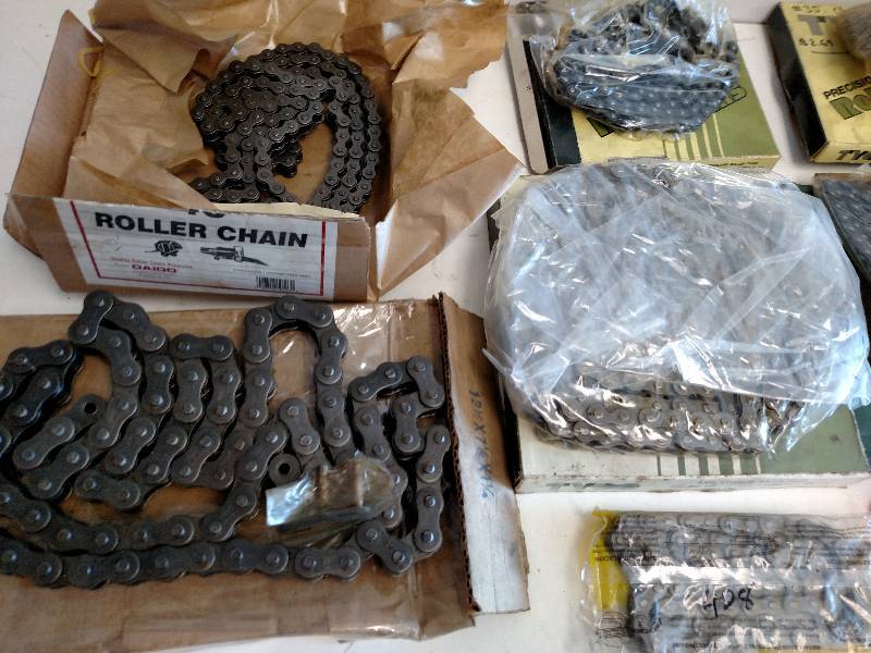 lot 331 image: Asstd Roller Chain & Links...