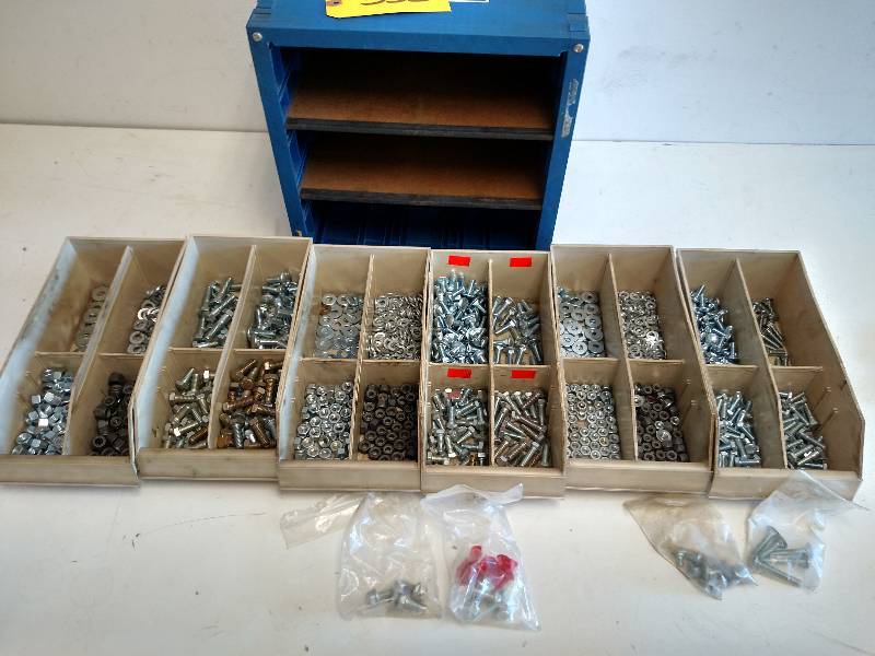 lot 333 image: Parts Cabinet with Hardware...