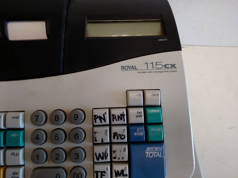 lot 368 image: Royal 115CX Cash Register, Works...