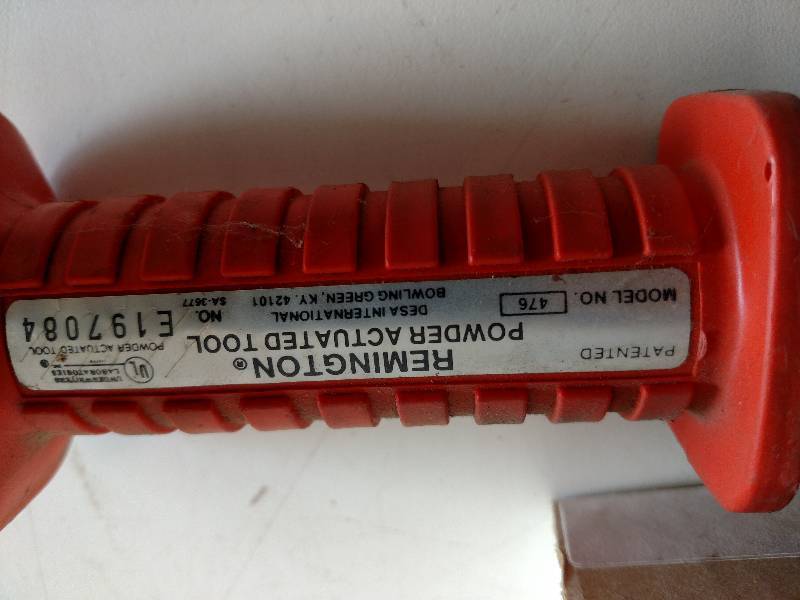 lot 447 image: Remington Power Actuated Tool with ...