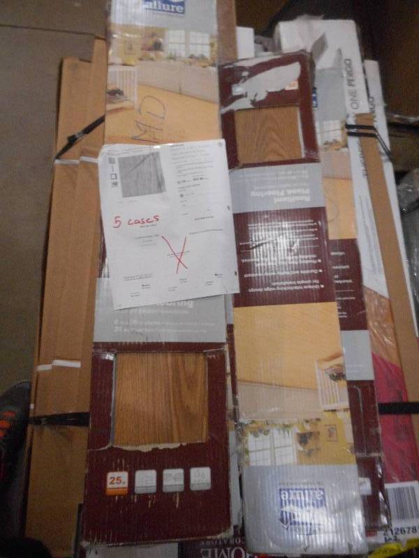 lot 61 image: TrafficMASTER Allure 6 in. x 36 in. Autumn Oak Luxury Vinyl Plank Flooring (120 sq. ft.  6 case)