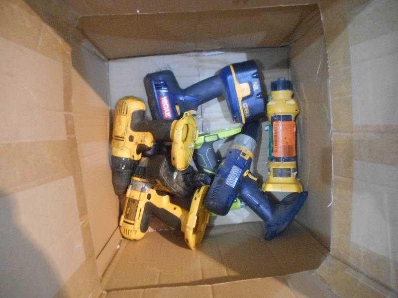 lot 74 image: Dewalt Tools and Battery Lot