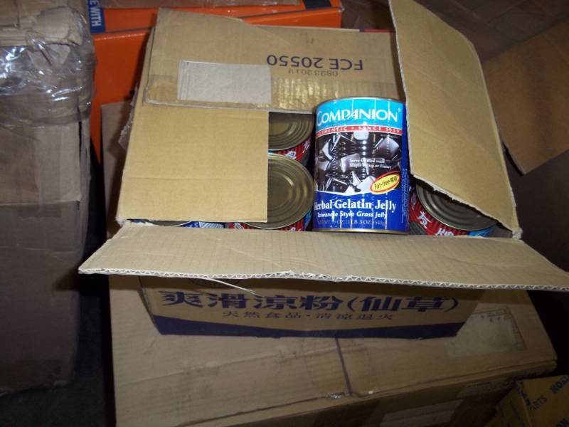 lot 14 image: Herbal Gelatin Jelly X 24 Cans