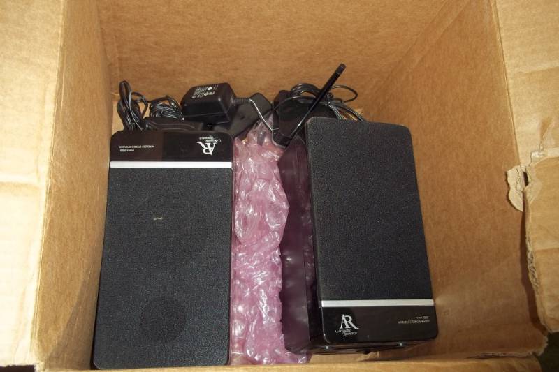 lot 57 image: Pair of Wireless Speakers