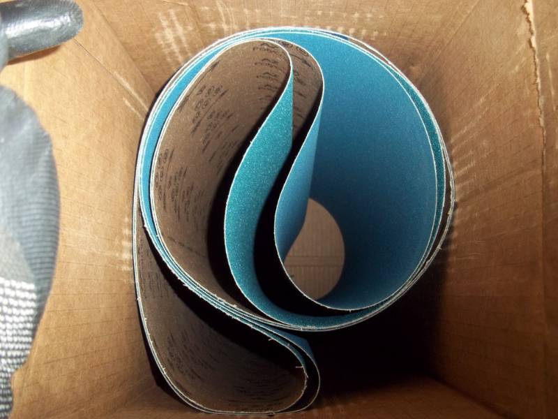 lot 79 image: Time Saver Sanding Belt 25 Wide, 1 40 Grit, 1 80 Grit