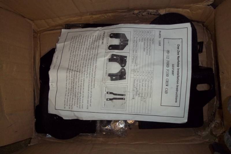 lot 120 image: 2009-2012 F150 Nerfstep Mounting Plates