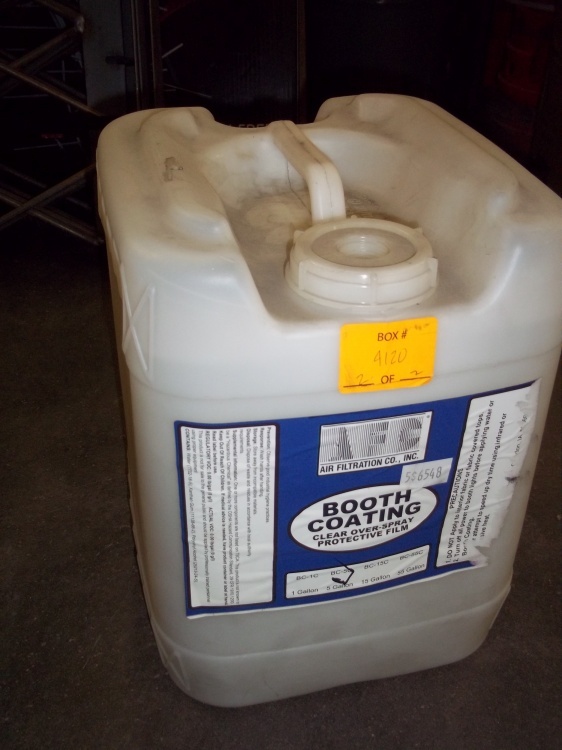 lot 156 image: 5 Gallons Booth Coating
