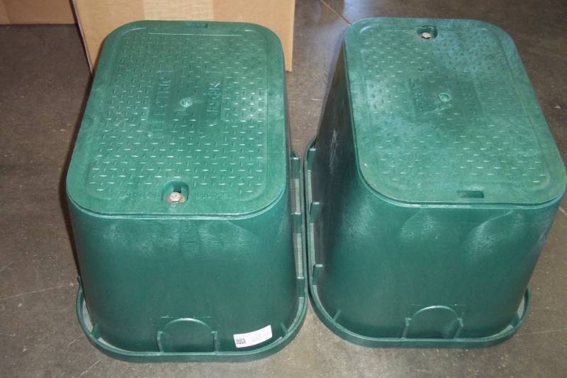 lot 183 image: 2 Buried Electrical Boxes 16 x 12 x 13