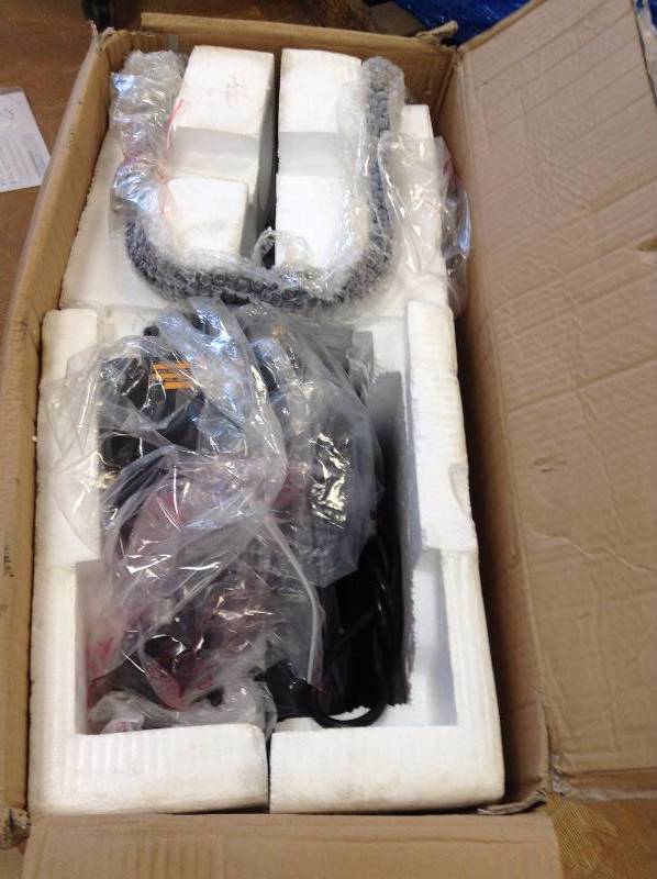 lot 12 image: Campbell Hausfeld 8 gal Oil Free Air Compressor open box never used