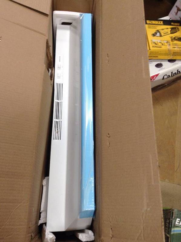 lot 33 image: Broan 41000 Series 36 in. Non-Vented Range Hood in White open box never used