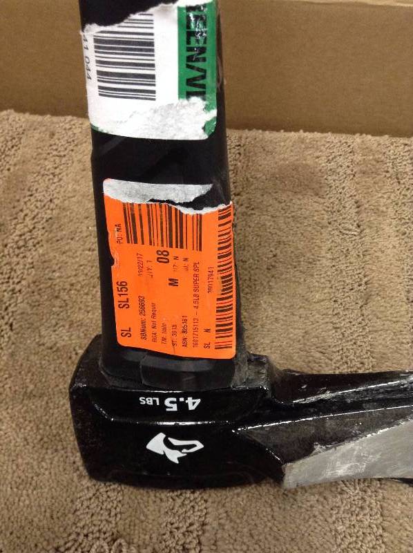 lot 112 image: Husky 4.5 lb. Premium Log Super Splitter