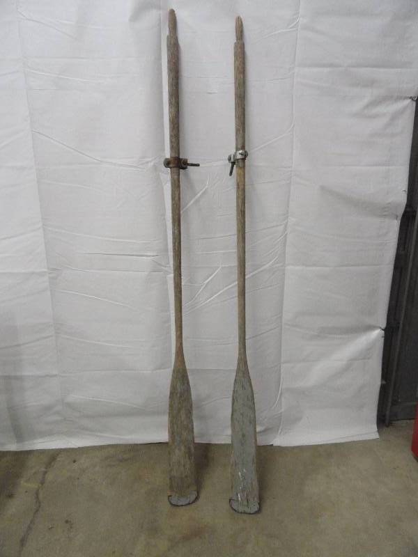 Vintage wooden Oars
