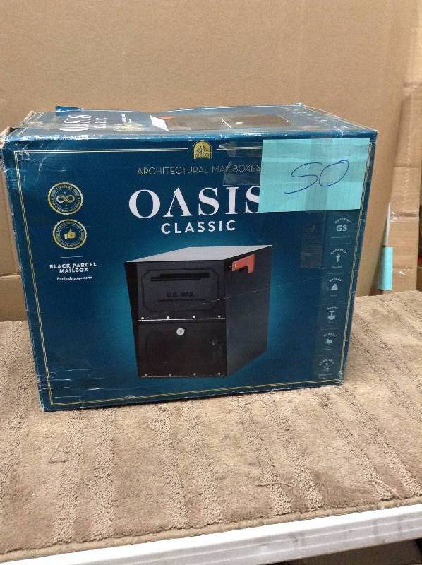 lot 50 image: Architectural Oasis Classic Mailbox