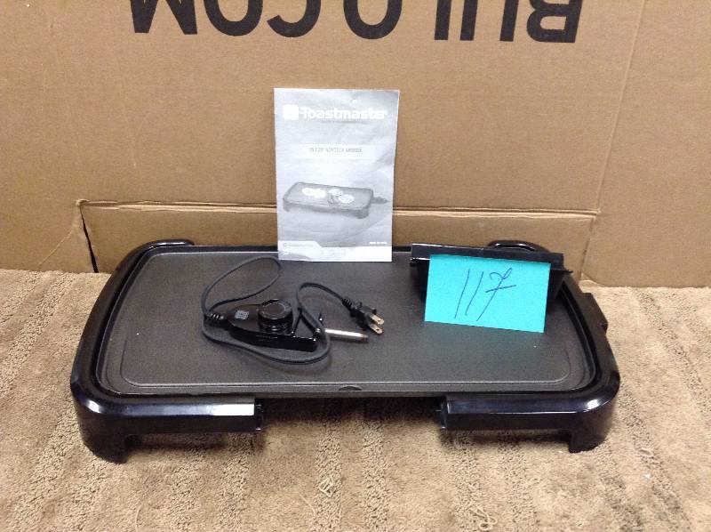 lot 117 image: Toastmaster 20 griddle missing grease pan