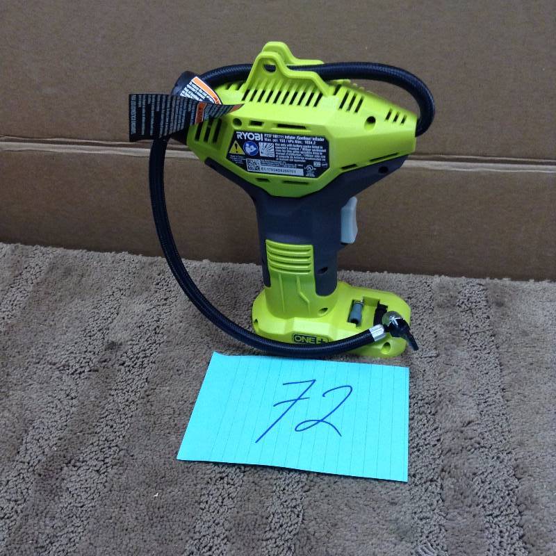 lot 72 image: Ryobi Power Inflator p737