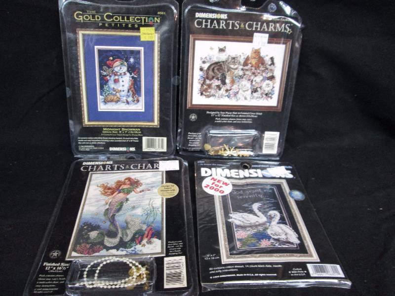lot 48 image: Cross Stich Kits