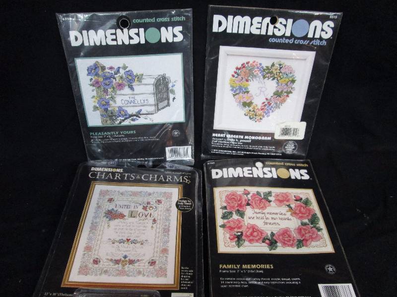 lot 50 image: Cross Stich Kits