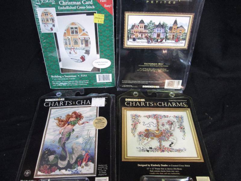 lot 51 image: Cross Stich Kits