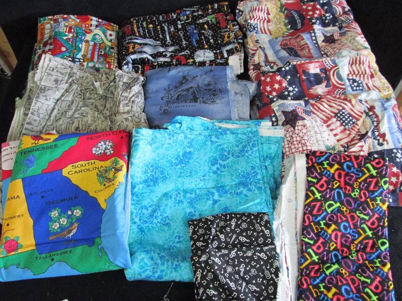lot 62 image: Quilting Fabric