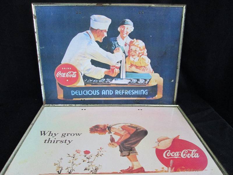 lot 69 image: Coca Cola TV Trays